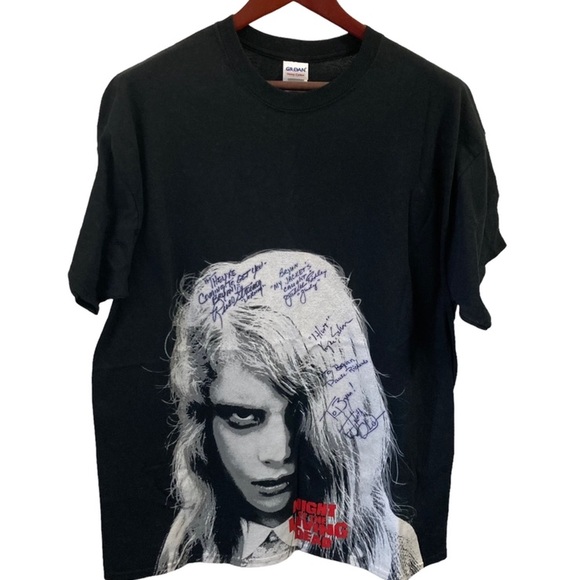 Autographed Night of the Living Dead Tee XL - Picture 2 of 8